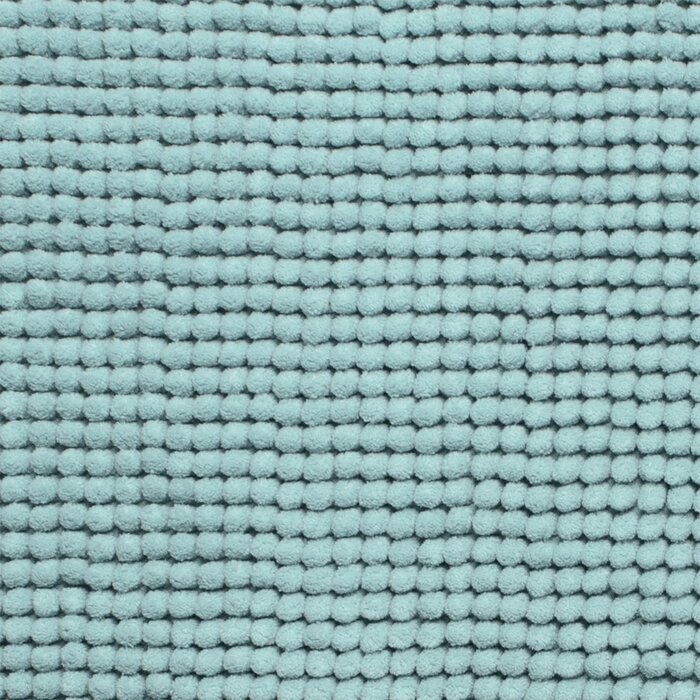 30" x 20" Mancia Plush Chenille Cushioned Rectangle Memory Foam Non-Slip Bath Rug Set (Set of 2)