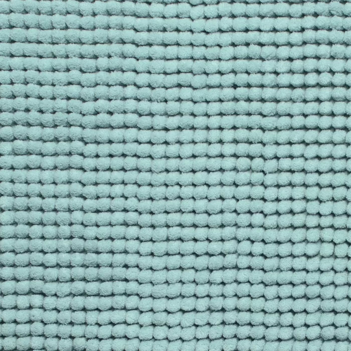 30" x 20" Mancia Plush Chenille Cushioned Rectangle Memory Foam Non-Slip Bath Rug Set (Set of 2)