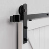 36'' x 84'' Manufactured Wood Rene Barn Door with Installation Hardware Kit