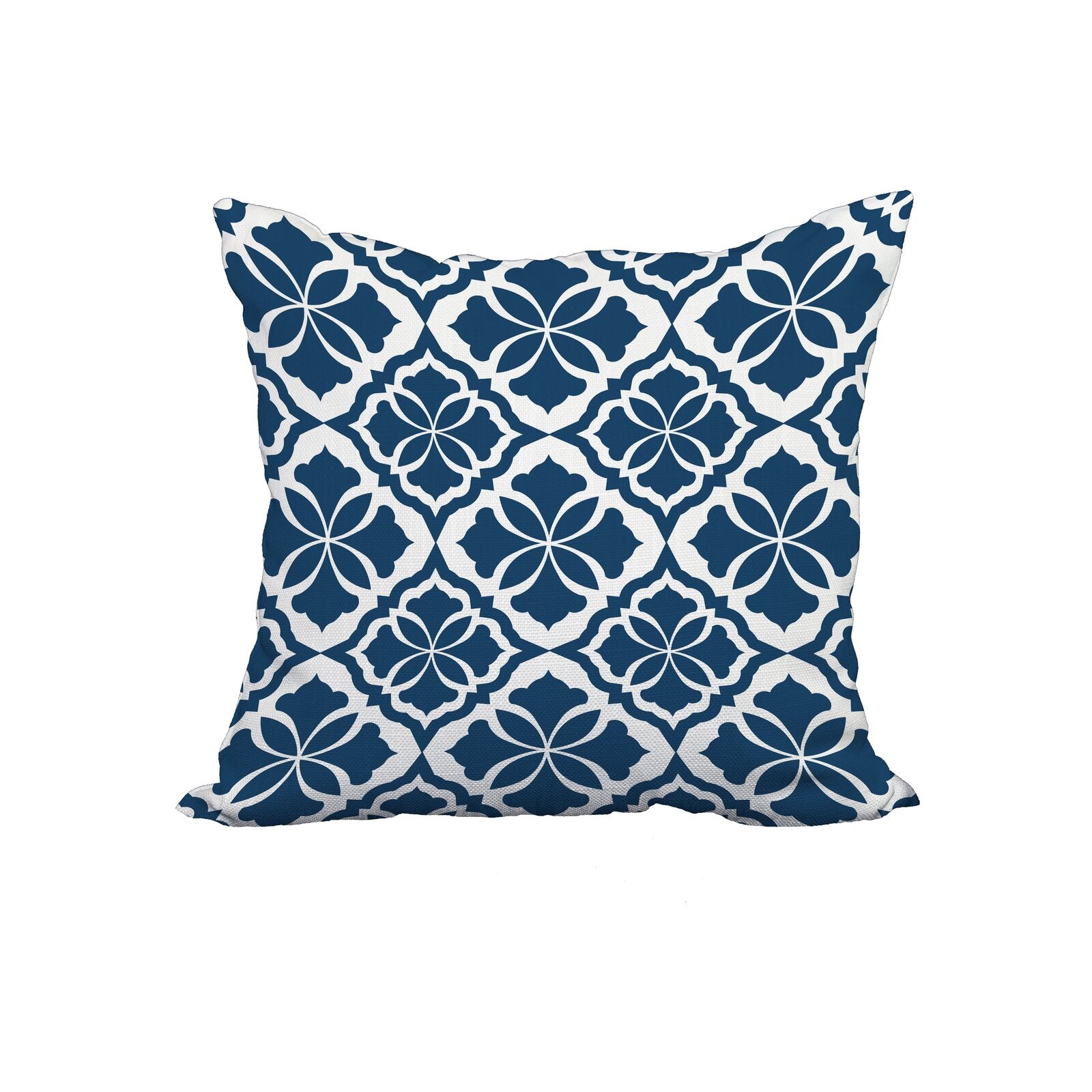 18" x 18"  Blue Marasco Square 100% Cotton Pillow Cover & Insert K7024