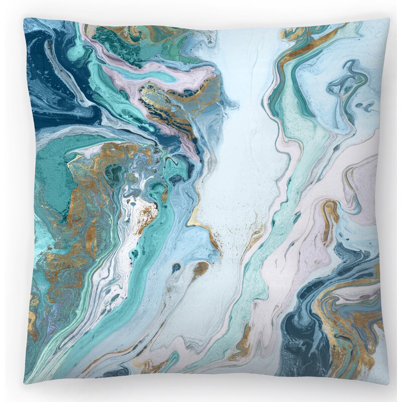 Marble Petroleum II Throw Pillow (Set of 2) TJ211