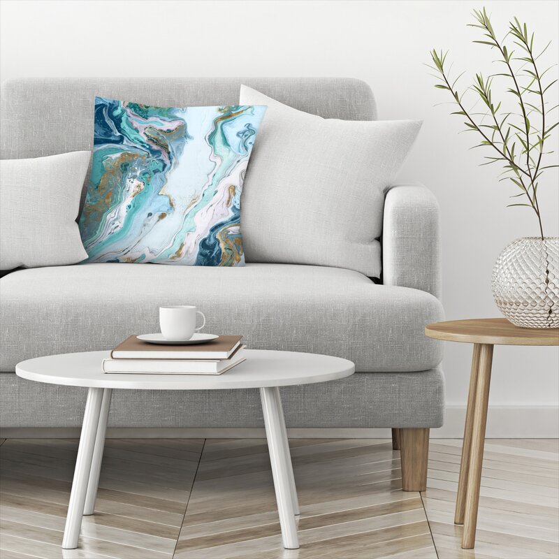 Marble Petroleum II Throw Pillow (Set of 2) TJ211