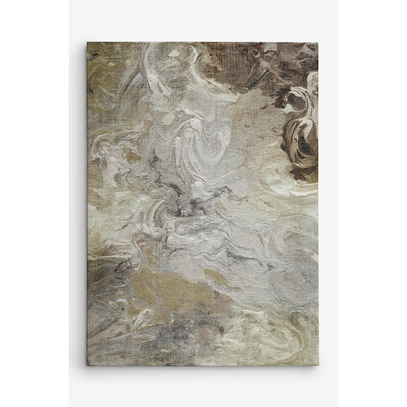 40" H x 30" W Marbled Linen - Print CR2317
