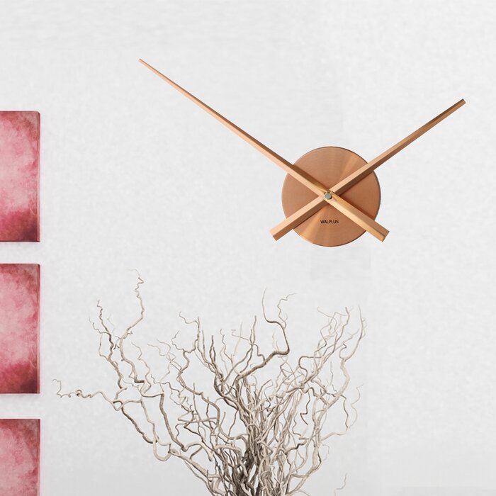 Copper Marcelina Metal Wall Clock