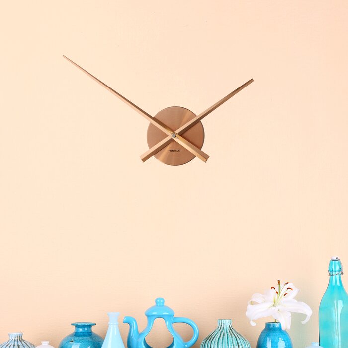 Copper Marcelina Metal Wall Clock
