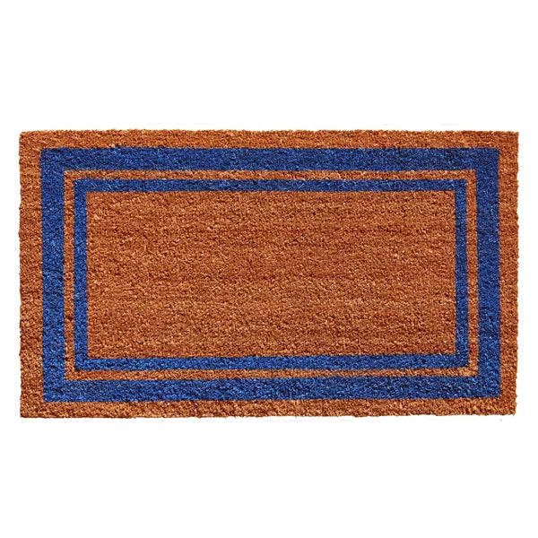 Blue Mariah Non-Slip Outdoor Door Mat 1'6 x 2'6