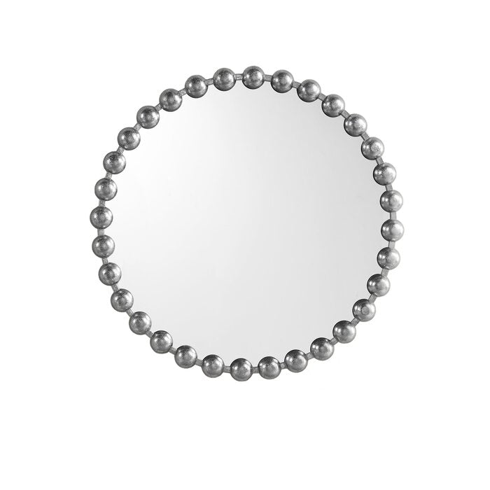 27" x 27" Silver Marlowe Modern & Contemporary Accent Mirror