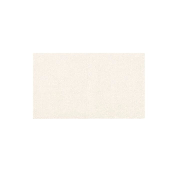 24" x 40" Ivory Marshmallow Bath Rug, (Set of 2)