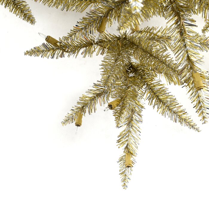 5' Lighted Faux Spruce Christmas Tree