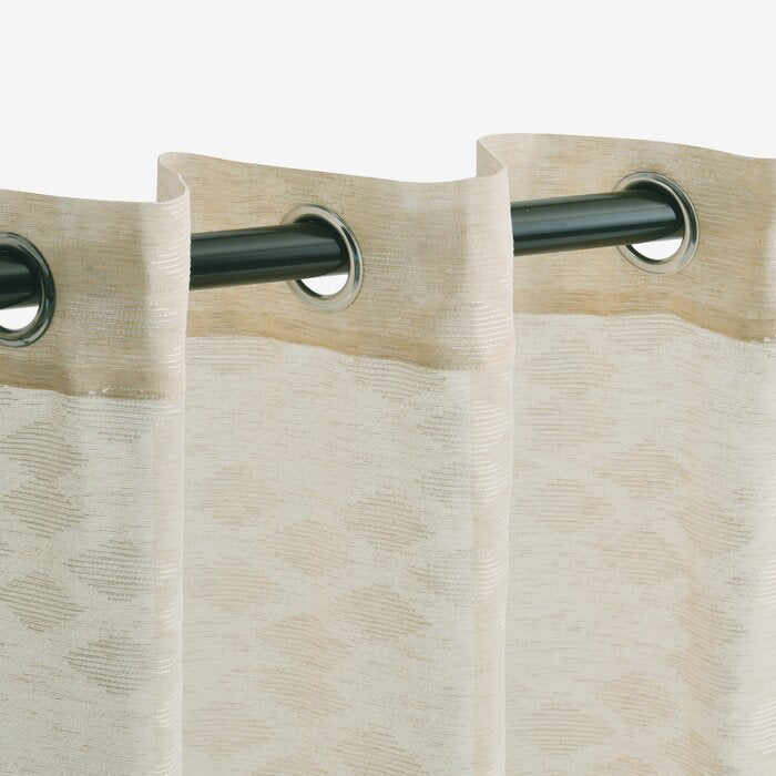 52" W x 84" L Matanna Polyester Sheer Curtain Pair (Set of 2)