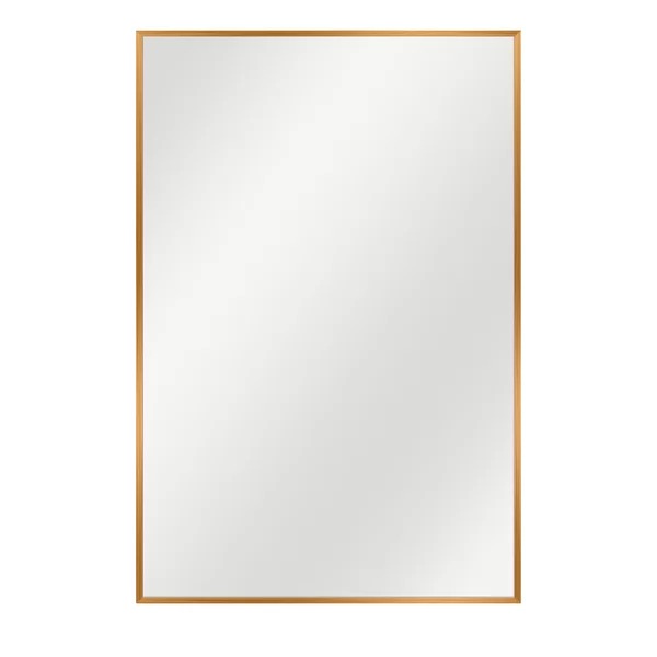 38" x 26" Gold Matthews Bathroom / Vanity Mirror