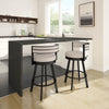 Black Matthews Swivel Bar Stool SHB303