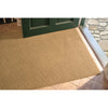 Mattox Dogwood Leaf Non-Slip Indoor Door Mat, Montego Latte - 3' x 5' (#416)