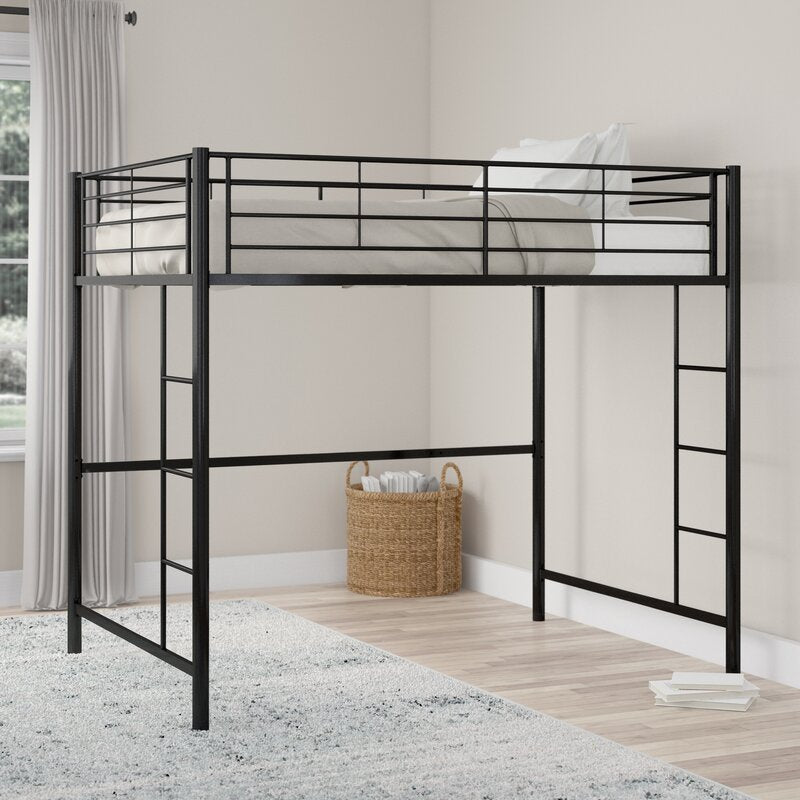 Maurice Full Metal Loft Bed by Viv Rae CA474 Salvage Co Indy