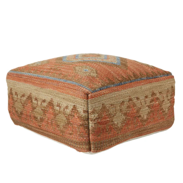Mayer Outdoor Ottoman with Cushion, 20" x 20" x 8"