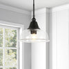 Black McMillian 1 - Light Single Dome Pendant