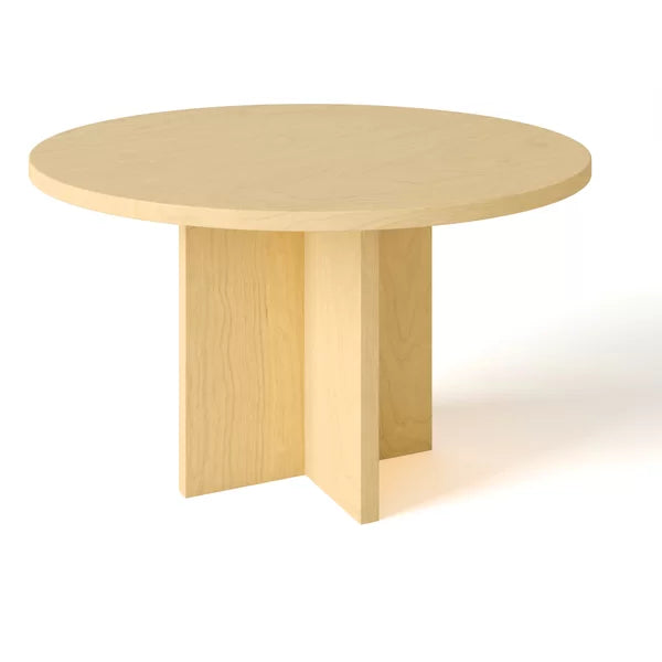 29" H x 42" L x 42" W Maple Mccart Racetrack Meeting Table