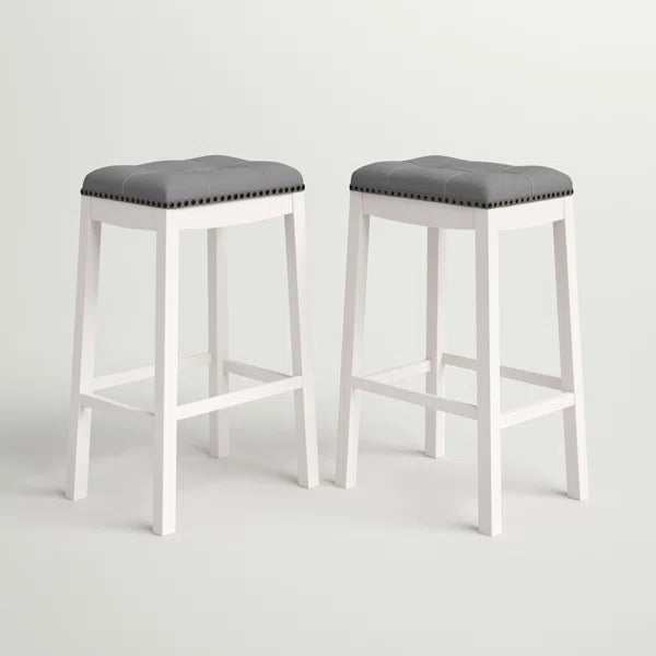 White Mccauley Bar Stool (Set of 2)