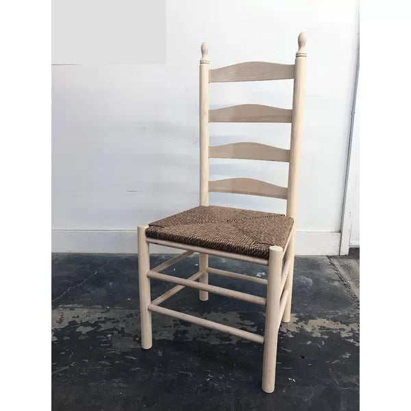 Mccowen Solid Wood Ladder Back Stacking Dining Chair