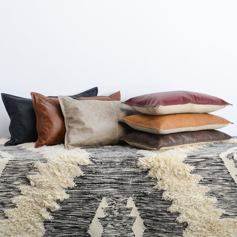 14"H x 26"W Chocolate Brown Mccusker Pillow Cover & Insert B54-HS173