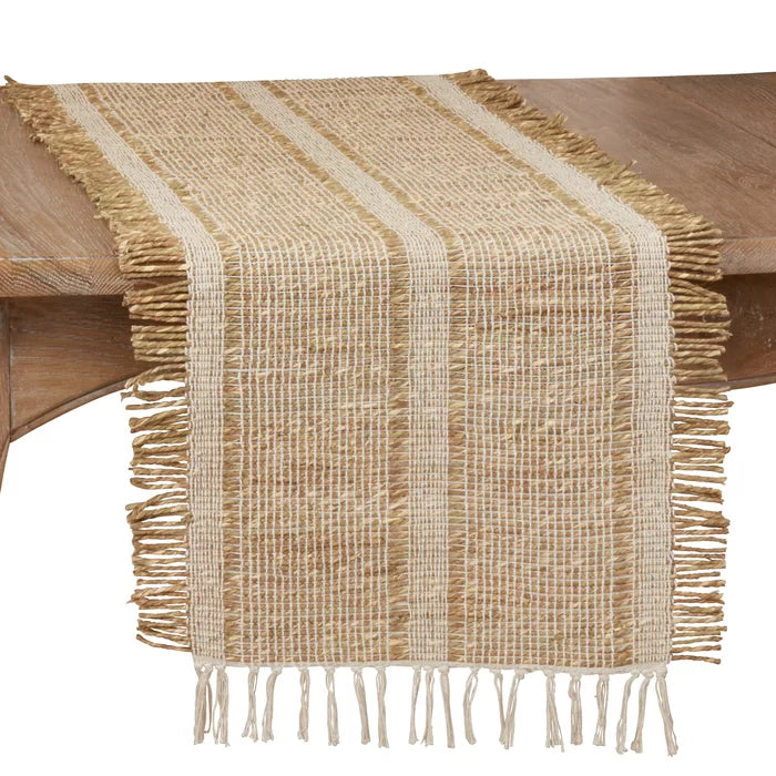 72" x 16" Mcentee Cotton Blend Table Runner