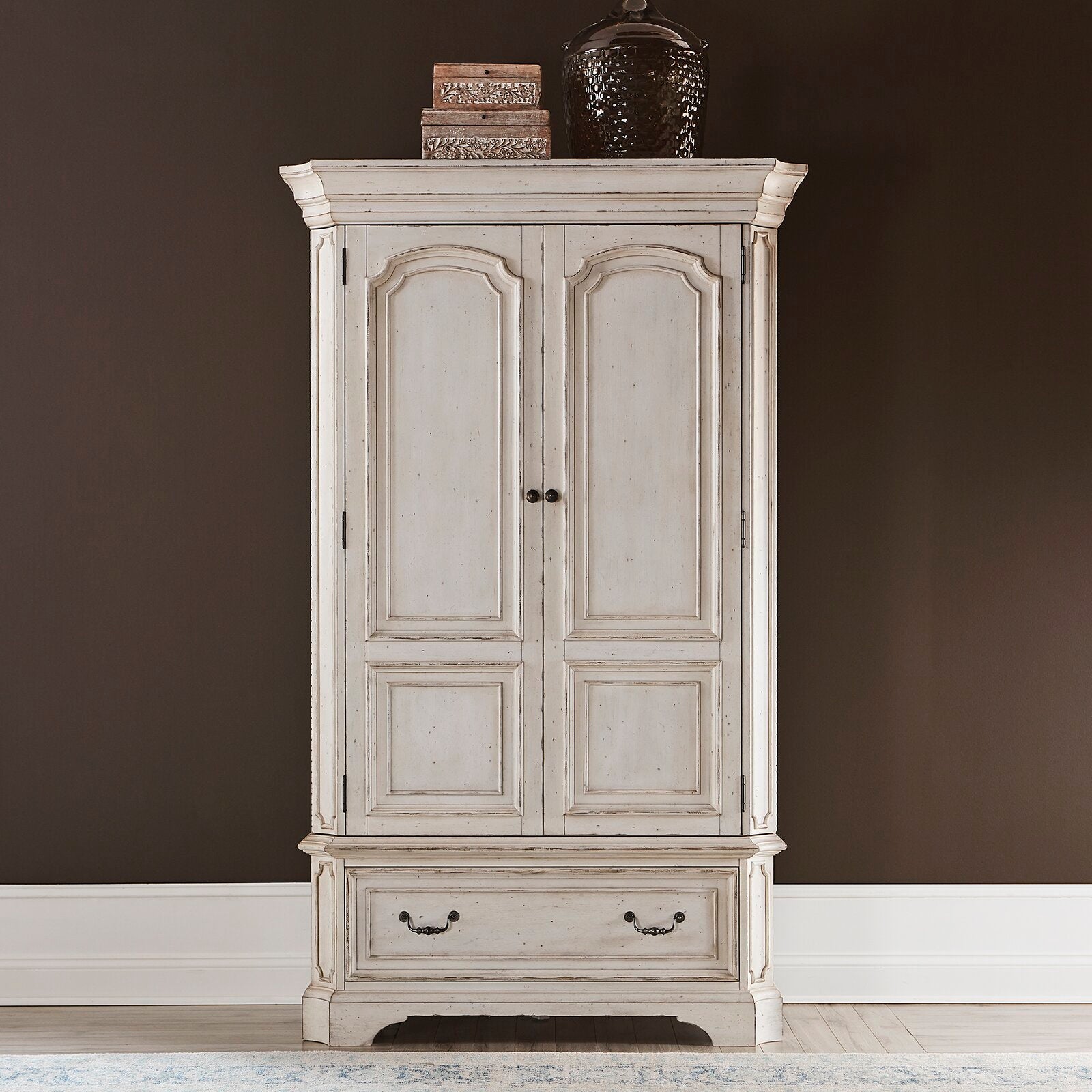 White Mcswain Armoire **Top only** CL134