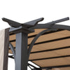 Meadow 11 Ft. W x 9.5 Ft. D Metal Pergola with Canopy KB571