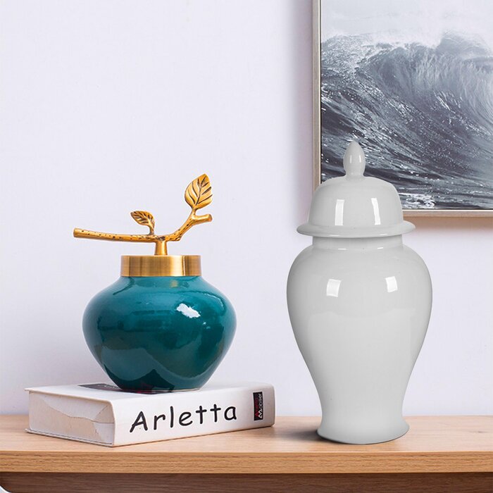 Medium Ceramic Ginger Storage Jar LX4782