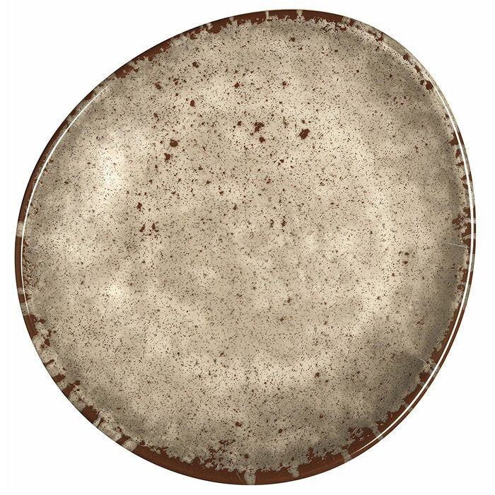 Set of 6 - Melamine 8.5" Salad Plate, Cement TJ110
