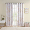 Melodie Abstract Blackout Thermal Grommet Single Curtain Panel (Set of 2) #HA1008