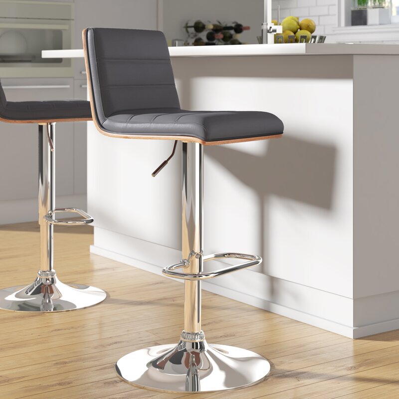 Meltham Swivel Adjustable Height Bar Stool VB415 Salvage & Co Indy