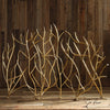Memoire Single Panel Iron Fireplace Screen