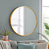 28'' x 28'' Gold Menahan Makeup / Shaving Mirror