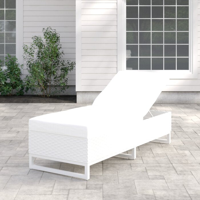 Menifee Reclining  Chaise Lounge with Cushion, White K7193