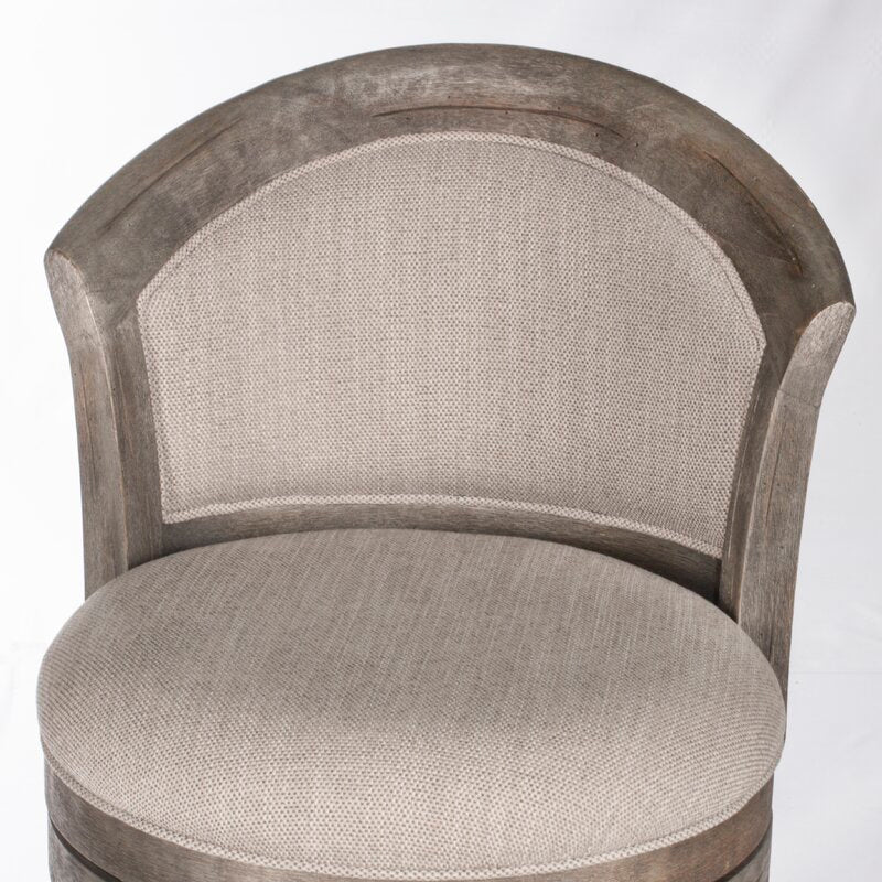 Distressed Gray Menifee Swivel Bar Stool KB717