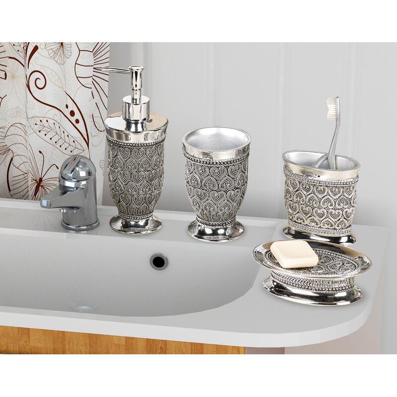 Mercado 4 Piece Bathroom Accessory Set SC806