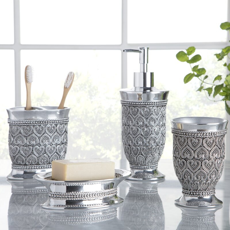 Mercado 4 Piece Bathroom Accessory Set SC806