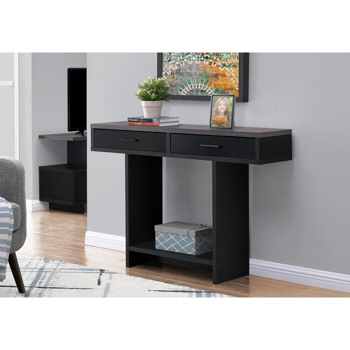 Black/Dark Gray Merced 47" Console Table LX4425
