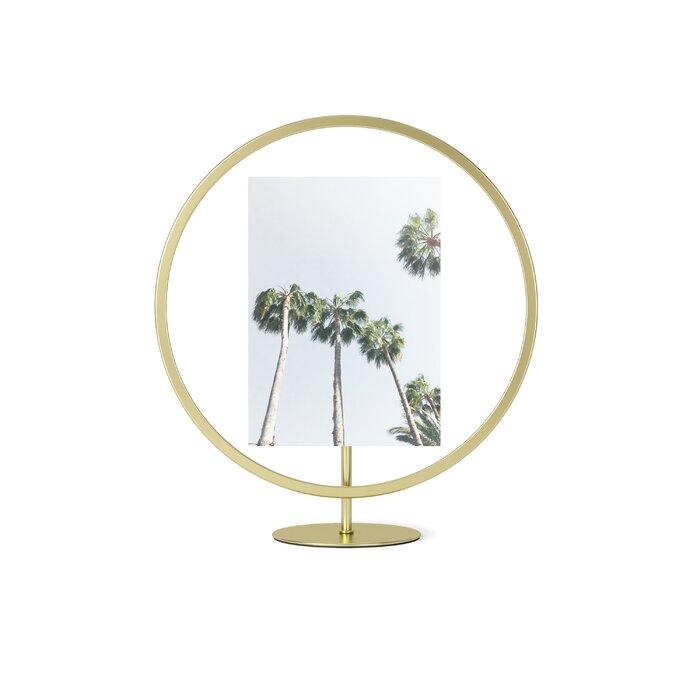 5" x 7" Matte Brass Metal Picture Frame