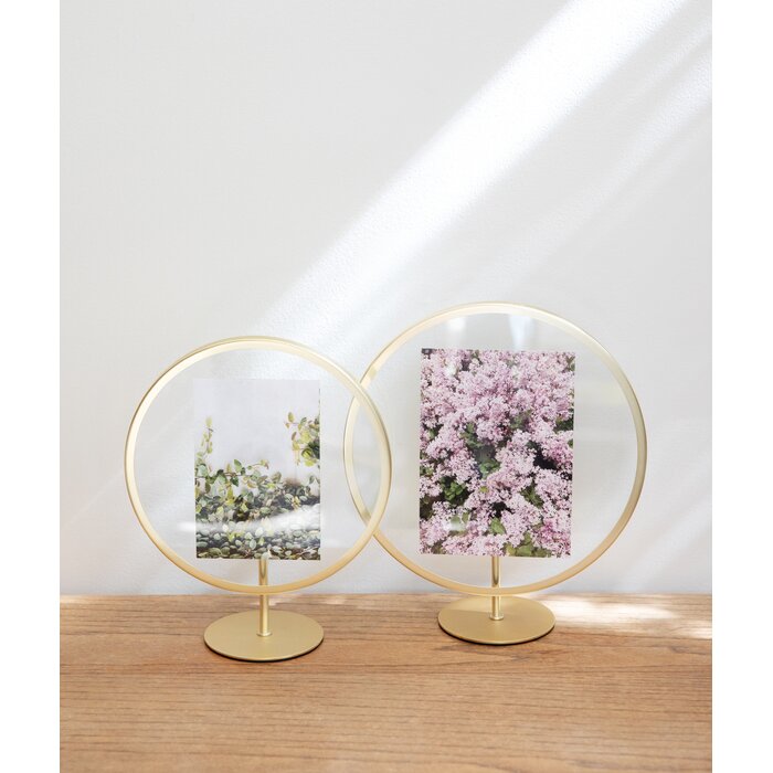 5" x 7" Matte Brass Metal Picture Frame