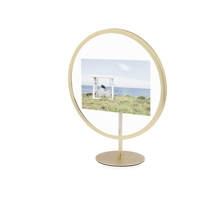 5" x 7" Matte Brass Metal Picture Frame