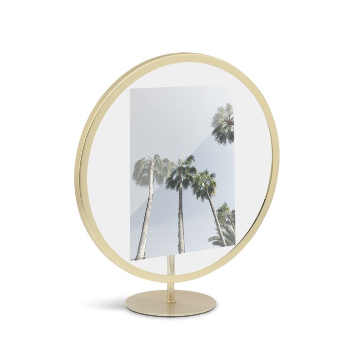 5" x 7" Matte Brass Metal Picture Frame