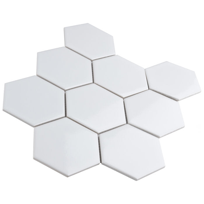 Metro Super Hex Porcelain Mosaic Tile
