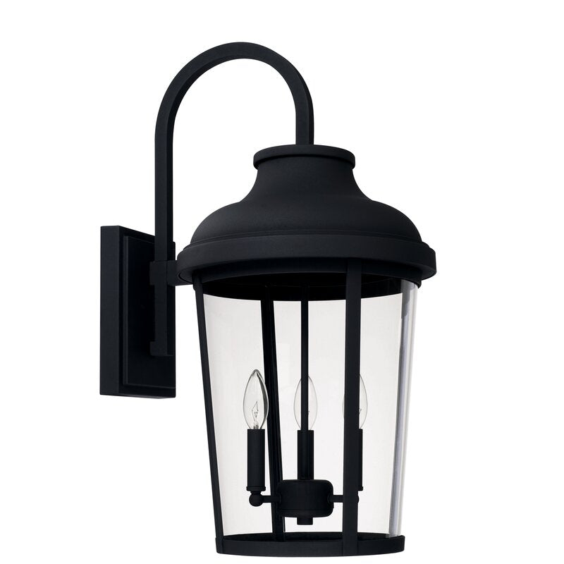 26.5" H x 13" W x 16.75" D Meurer 3 - Bulb 26.5'' H Outdoor Wall Lantern KB735