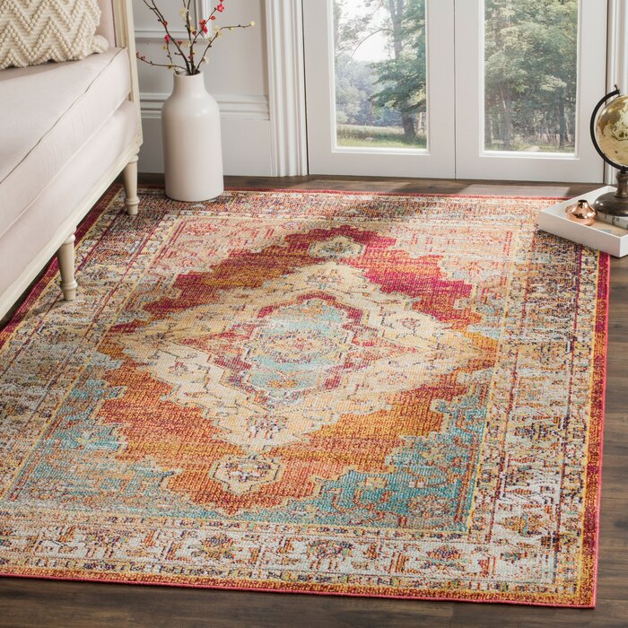 Michiana Orange 5' x 8' Area Rug #192R
