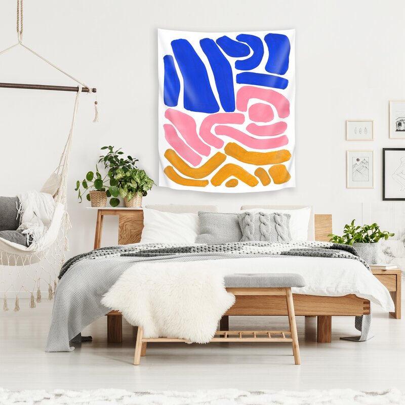 80" H x 68" W Microfiber Ejaaz Haniff Tapestry