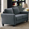 Load image into Gallery viewer, Celestia Microfiber / Microsuede 56.3&quot; Flared Arms Loveseat (HA626)