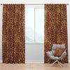 Mid-Century Leopard Print Single Curtain Panel