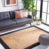 Rectangle 4' x 6' Middleton Handmade Flatweave Beige/Black Rug