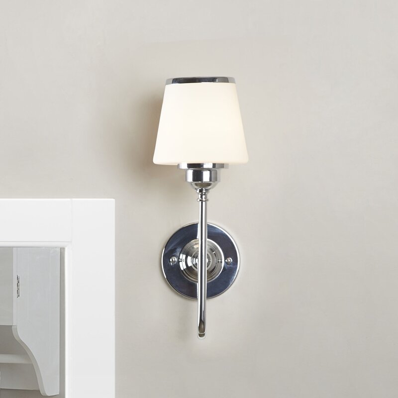 Chrome Milan 1-Light Bath Sconce 7080